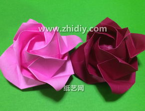 纸折玫瑰花教程 纸折玫瑰花教程--第1张