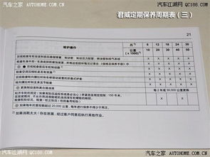 别克新君威保养手册_别克新君威保养周期表--第1张