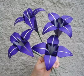 百合花手工折纸 百合花手工折纸的艺术魅力--第1张