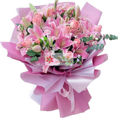 11朵粉玫瑰花束图片 浪漫之花，11朵粉玫瑰花束图片欣赏--第1张