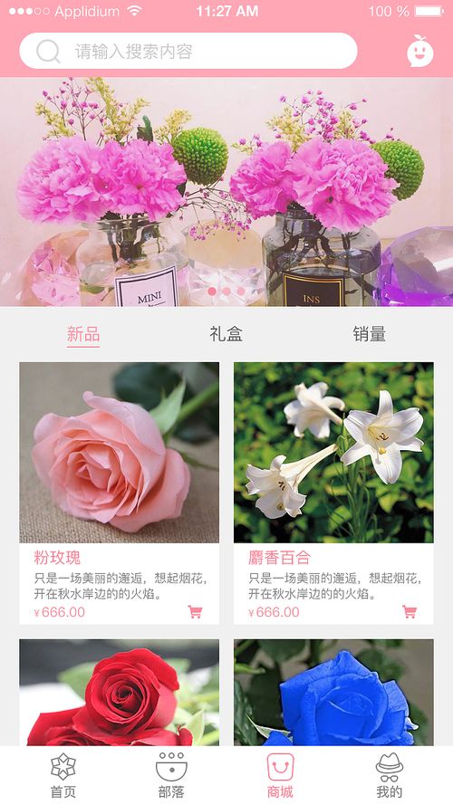  鲜花网订购APP，让鲜花送货上门，生活更美好--第1张