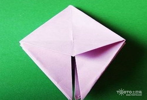  百合花的折法，百合花折纸教程--第1张