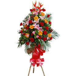  北京花店开业花篮送花活动，北京花店开业送花花篮活动，花艺之美，传递温馨祝福--第1张