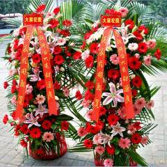  开业鲜花花篮，为你的开业庆典增添无限生机，开业鲜花花篮，为你的开业庆典增添无限生机和美好氛围--第1张
