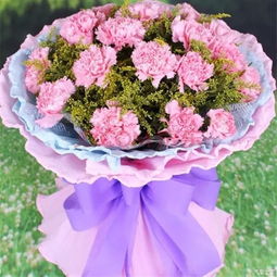  康乃馨花束图片，康乃馨花束的美好时刻--第1张