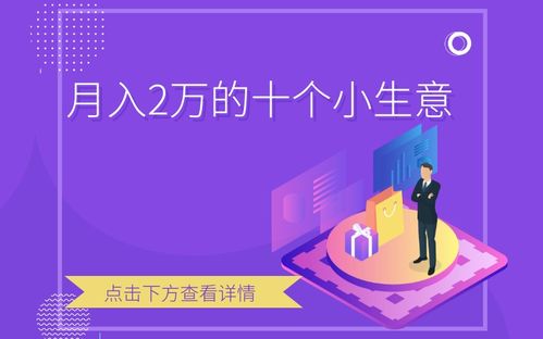 月入2万的10个小生意，月入2万的10个小生意，轻松赚钱的创业机会--第1张