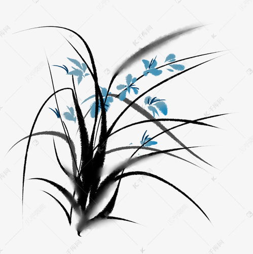  兰花图片大全大图，国画中的艺术瑰宝，国画中的艺术瑰宝，兰花图片大全大图--第1张