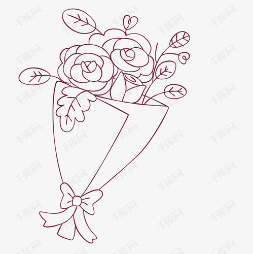 玫瑰花简笔画简单又好看  玫瑰花简笔画简单又好看--第1张