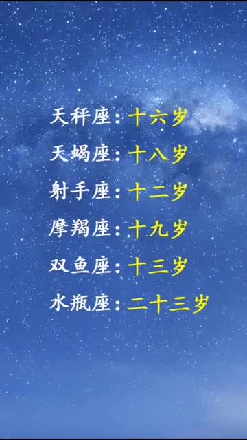 十二星座几岁时最漂亮，揭秘星座美丽秘诀--第1张